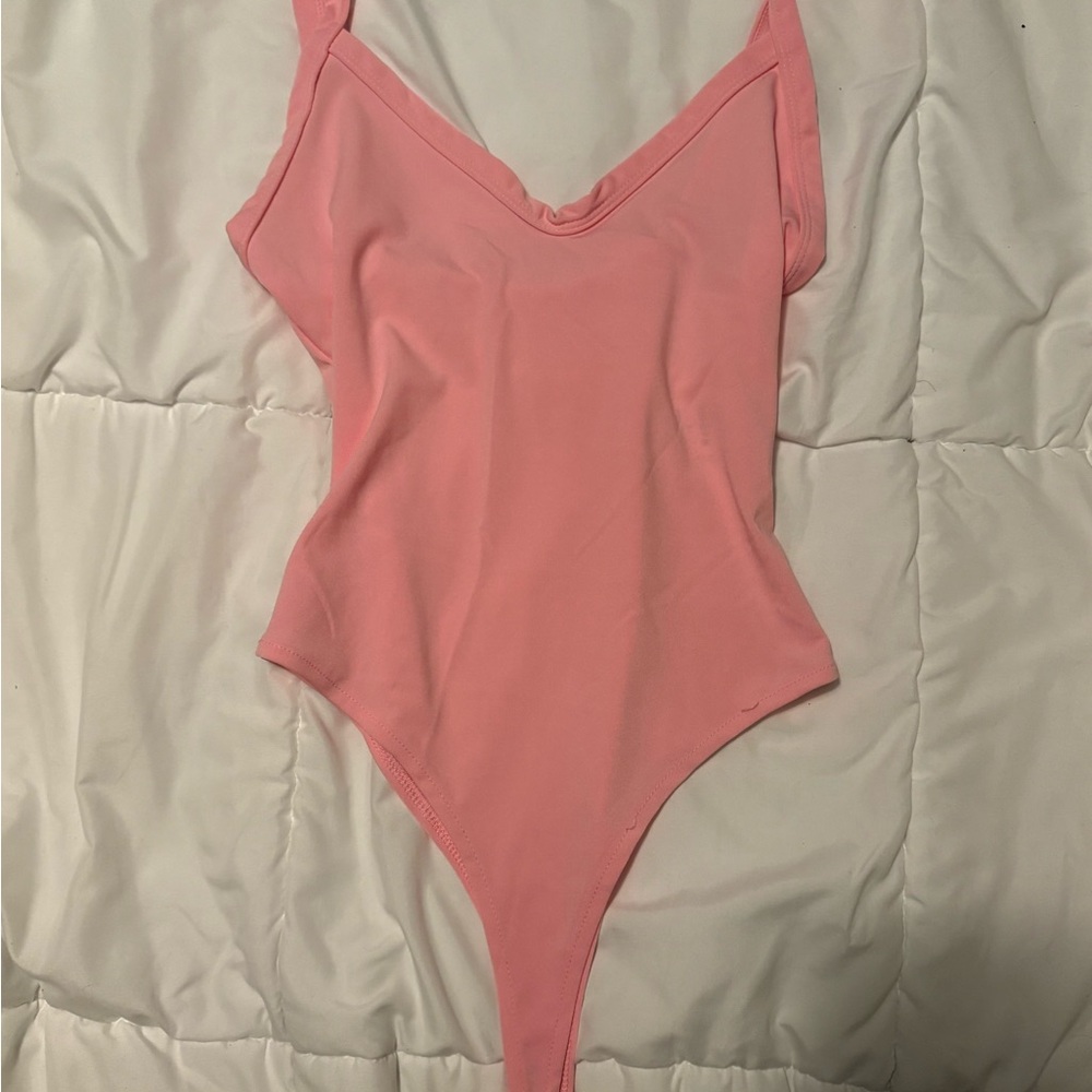SHEIN Pink Bodysuit